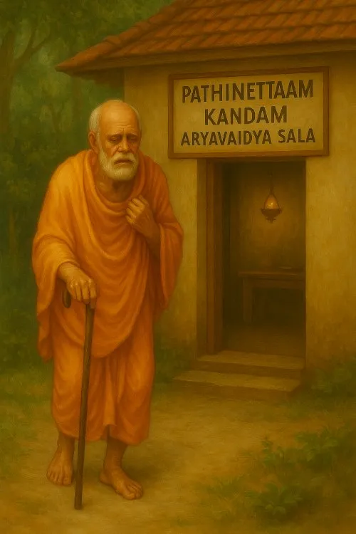 Arrival at Aryavaidya Sala